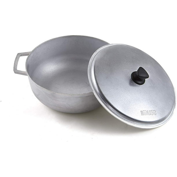 Imusa 4.8 Quart Traditional Colombian Cast Aluminum Caldero or Dutch