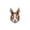 B004- Light Brown, variant on Dress Up Party Accessory, Halloween Bunny Animal Mask, Masquerade Mask for Halloween Party, Scary Face Mask Prop, 12X7 Inch Antique Gold Finish Lightweight Full Face Mask,