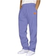 thumbnail image 2 of Goodtrade8 Sweat Pants for Mens Athletic Open Bottom with Pockets Straight Leg Activewear Joggers Elastic Waist Gym Pants for Men, 2 of 4