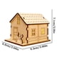 thumbnail image 2 of Decoraciones navideñas, adornos navideños, regalos navideños: casitas navideñas de madera hechas a mano con luces para manualidades. Decoración de casitas de troncos., 2 of 8