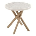 thumbnail image 5 of Better Homes & Gardens Paige 27" Round Outdoor Tile Top Bistro Table, White, 5 of 9
