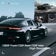 thumbnail image 4 of MesaSe 1080P Car Dash Cam 3 Channel  Front Rear Inside Dash Camera  DVR Backup Cam for Cars  170°  Night Vision  Loop Recording  G-Sensor  Parking Monitor  WDR, 4 of 6