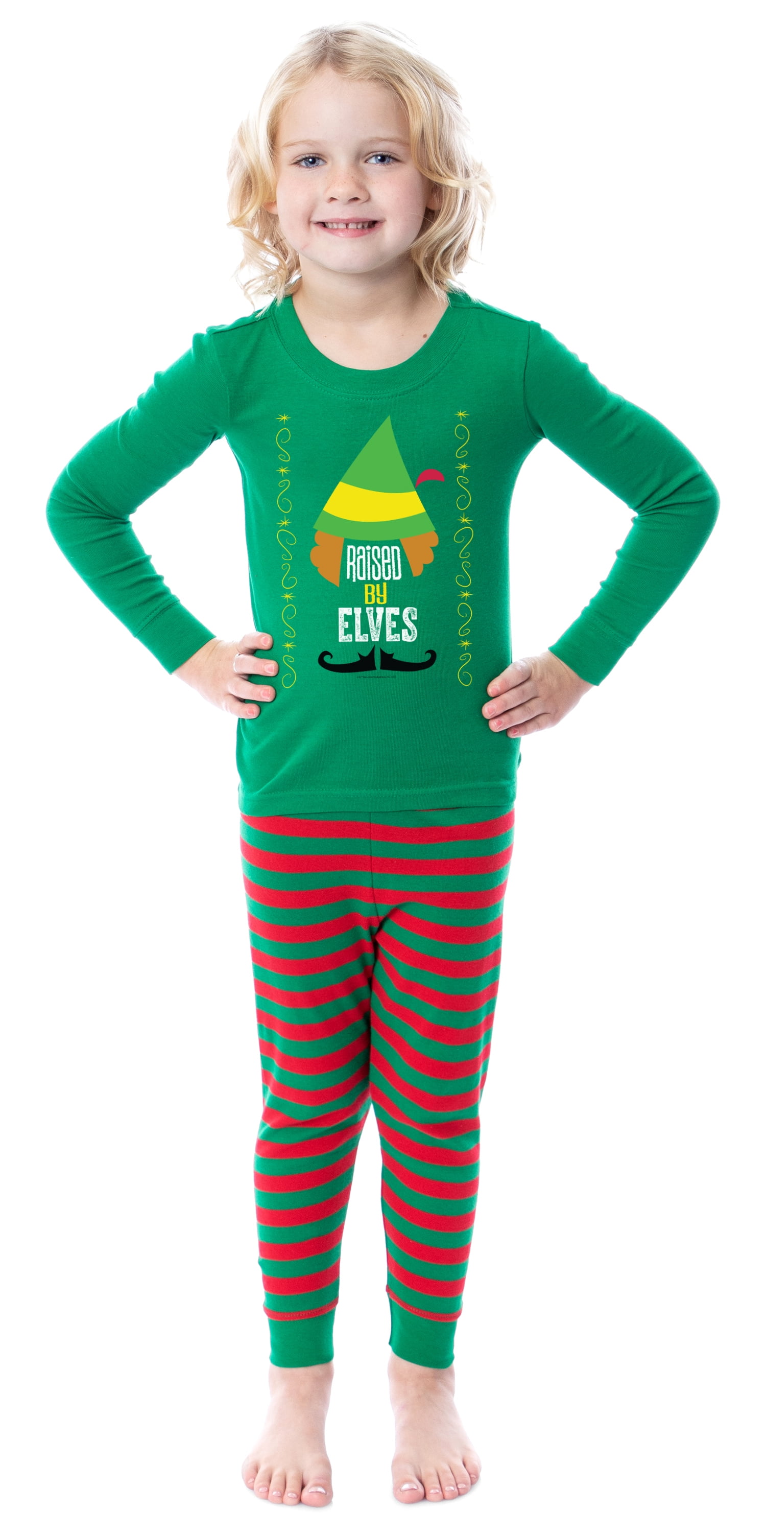 Elf The Movie Film Christmas Elves Tight Fit Family Pajama Set