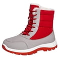 thumbnail image 2 of Willtoo Women's Winter Waterproof Snow Boots Lined Faux Fur Lace Up Platform Non-Slip Casual Warm Shoes, 2 of 5