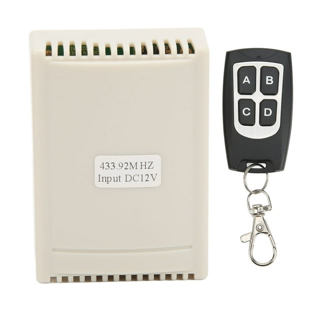 Remote Controller Relay, 3 Output Modes 4 Channel 12V Match Wireless Relay Remote Control Switch For Machine ANGGREK Wireless Relay Switch