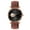 Gold - Black, variant on Men's Automatic Rose Gold Black Open Heart Dial Leather Watch