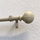 thumbnail image 2 of Juego de barra de cortina ajustable de 86-128 pulgadas de diámetro, 5/8 pulgadas de diámetro, gris desgastado, 2 of 5