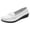 White, variant on HTHLVMD Comfortable Casual Dress Shoes, Non-Slip Daily Walking Shoes, Loafers for Women Business Casual Shoes Comfort Lightweight Penny Loafers Slip On Work Flats Walking Dressy Shoes, Brown 7.5