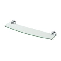 Gatco 4666 Reveal Vanity Glass Shelf, Chrome