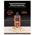 thumbnail image 2 of CNC Router Machine 300W, 3-Axis Wood Engraving Milling Machine 15.75x15.75in, Offline Controller, Aluminum Alloy, for Wood Acrylic Carving & Cutting, 2 of 8