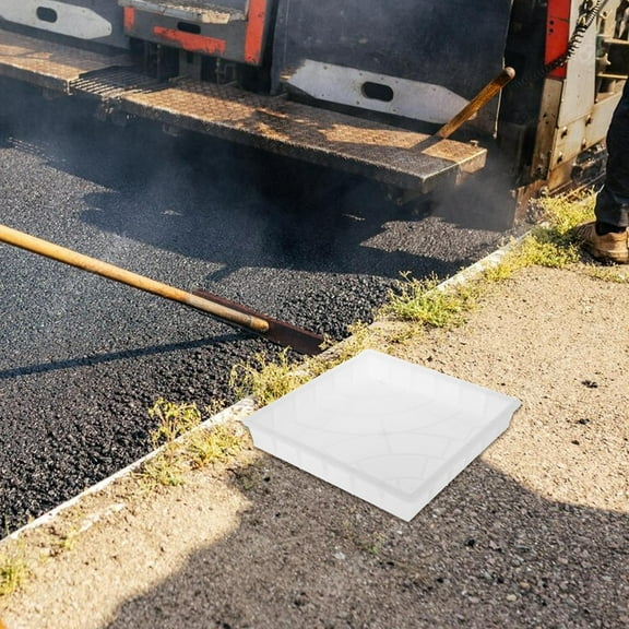 IDEANATEGRATE 1Pack Pavement Mold for Concrete Paver and Diy Patio Paving 13X13X2In White