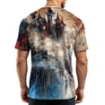 thumbnail image 6 of DORKASM Men Halloween Shirts Crew Neck Pumpkin Causal T Shirt Short Sleeve Skeleton Spooky Vacation T-Shirt Funny Print 2026 Trendy Tops Blue M, 6 of 6