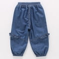 thumbnail image 5 of MuXiKeJi Clothes Jeans Baggy Kids Lightweight Cartoon Print Denim Pants Breathable Play Bottoms for Summer Girls Girls Wide Leg Jeans, 5 of 5