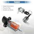 thumbnail image 4 of Cilindro de cerradura de puerta Unique Bargains con juego de llaves de repuesto para Ford F250 1997-2007, 4 of 7
