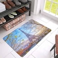 thumbnail image 3 of MKHERT Romantic Eiffel Tower in Paris France Doormat Rug Home Decor Floor Mat Bath Mat 30x18 inch, 3 of 3