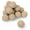 Beige-3 inch, variant on 2 Inch Gray Round Ceramic Balls For Indoor Outdoor Fire Pits Fireplaces