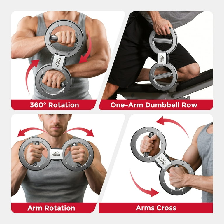 FLYBIRD Burn Machine Arm Exercise Equipment with 12LB Adjustable