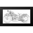 thumbnail image 2 of Meagher, Megan 18x11 Black Modern Framed Museum Art Print Titled - Motorcycle Sketch I, 2 of 5