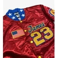 thumbnail image 3 of LeBron James Men's Headgear Classics McDonald's All American High School Satin Jacket (Small, Red), 3 of 7