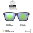 thumbnail image 2 of Gafas de Sol Leupold DeSoto Negro Mate con Espejo Esmeralda, 2 of 6
