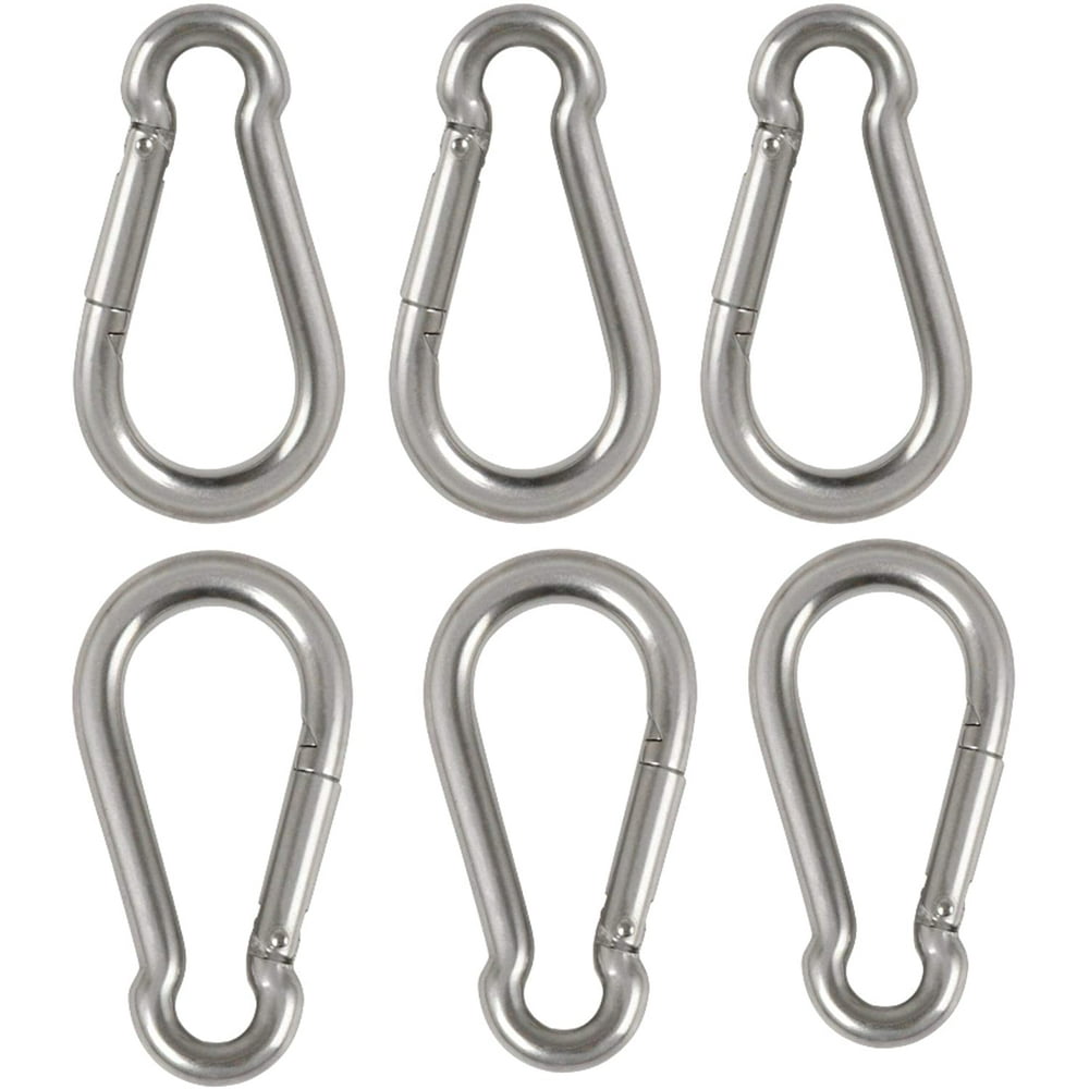 Performore 2 1/4 Inches Stainless Steel Safety Spring Snap Hook ...