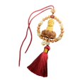 thumbnail image 2 of BAOSITY Car Rearview Mirror Pendant Buddha Figurine Feng Shui Decor Decorative Auto Interior Decoration Car Hanging Ornament for Car Type B, 2 of 8