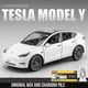 thumbnail image 2 of Mini Auto 1:24 Simulation Tesla Model Y Suv Alloy Cars Toy Diecasts Vehicles Metal Model Car Decoration For Kids Gift Boy Toy, 2 of 5