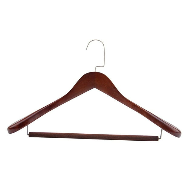 Perchas de Perchero Ropa Guardarropa Percha de - S S Sunnimix Perchas de traje de madera