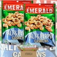 thumbnail image 2 of Emerald Nuts Bulk Pack - Salt & Pepper Cashews - 2, 5 Ounce Bags - Non-GMO, Kosher, No Artificial Preservatives, Colors Or Flavors And No High Fructose Corn Syrup in Cornershop Confections Pack, 2 of 3