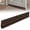 Brown, variant on Self-Adhesive Tpe Door Bottom Seal Strip, 39.4 Inch, Flexible Cuttable Weather Stripping, Blocks Wind Dust & Sound, for Wooden, Glass, Aluminum & Plastic Door Bottoms