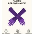 thumbnail image 4 of YooGuoGuo Long Opera Party 20s Satin Gloves Stretchy Adult Size Elbow Length 15 Inches, 4 of 6