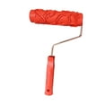 thumbnail image 4 of Luzkey 7'' Paint Roller Wall Painting Crafts Multifunctional Patterned Paint Roller Embossing Texture Rubber Roller for Wall Cabinet A, 4 of 8