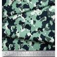 thumbnail image 3 of Soimoi Poly Georgette Fabric Two Tone With White Camouflage Fabric Prints By Yard 52 Inch Wide, 3 of 3