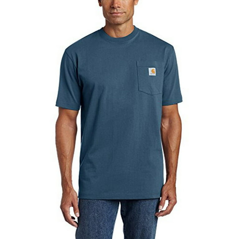 Memo Seminary æg Carhartt Men's Workwear Pocket Short Sleeve T Shirt, LARGE - Walmart.com