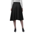 thumbnail image 4 of Moomaya Jupes en Jersey pour Femmes Longueur Genou Extensible Été - 8BY, 4 of 7