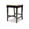thumbnail image 6 of Baxton Studio Sand Upholstered and Brown Finished Wood 2-Piece Counter Stool Set, 6 of 8