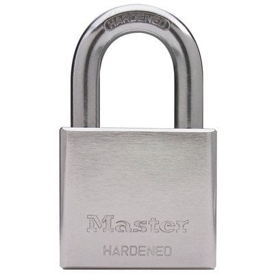 2-In. High-Security Padlock, Chrome-Plated Solid Steel Body - 532DPF