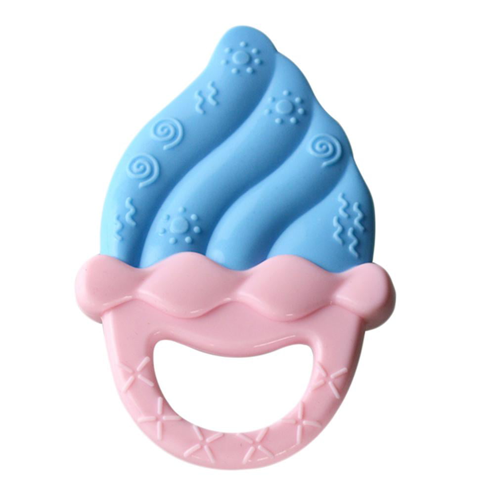 Baby Teething Toy Teether Massage Molar Ice Cream Shape Teeth Soother Soft J 