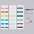 Lumintutu 18 Colors 720pcs Sticky Index Tabs, Medium Book Annotation