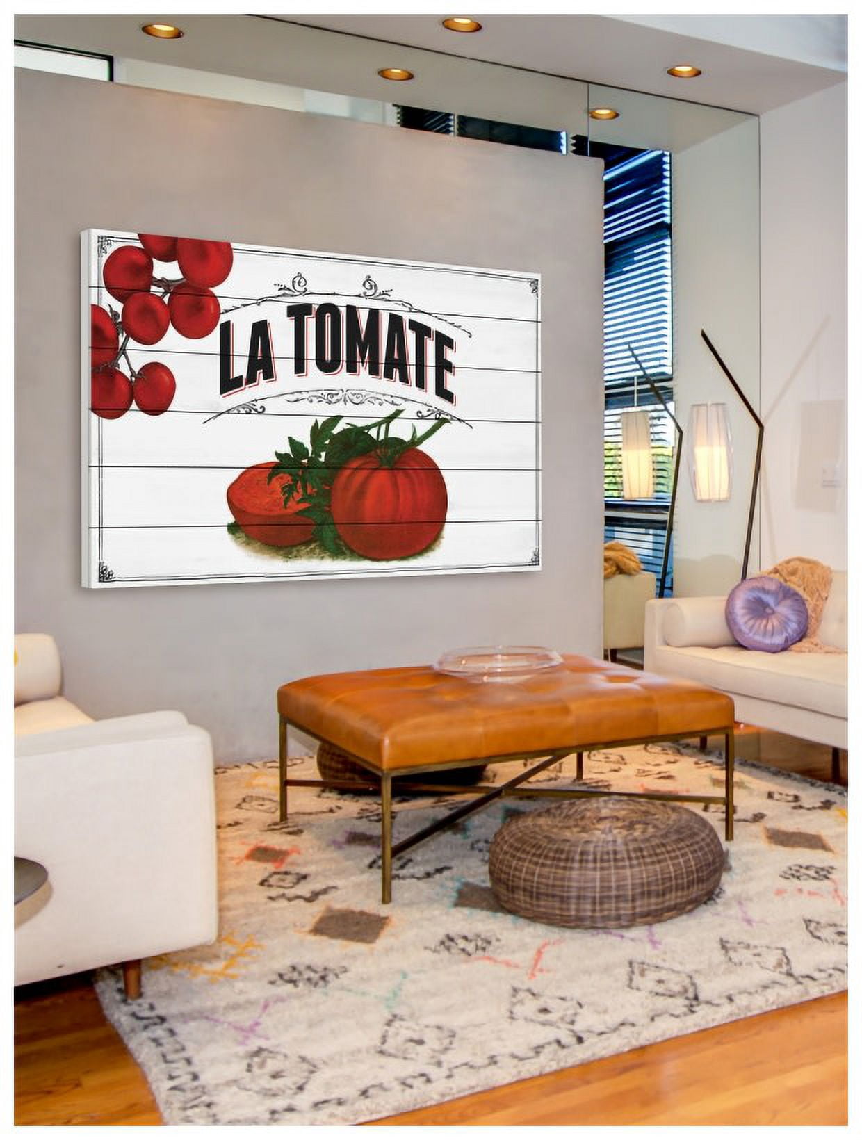 Marmont Hill "French Produce Tomato" Painting Print on White Wood