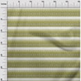thumbnail image 2 of oneOone Silk Tabby Lime Green Fabric Ethnic Block Sewing Craft Projects Fabric Prints By Yard 42 Inch Wide, 2 of 4