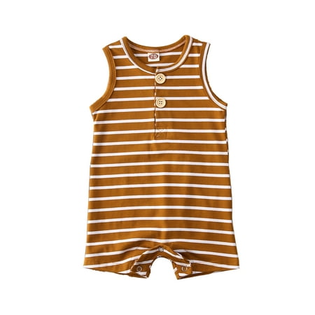 

Fanvereka Newborn Summer Baby Boy Girl Romper Bodysuit One Piece Outfit