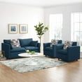 thumbnail image 6 of Modway Activate 3 Piece Upholstered Fabric Set, Azure, 6 of 6
