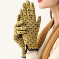 thumbnail image 5 of Women's Gloves Mittens Women Autumn Winter Solid Color Padded Wool Knit Warm Gloves, Women's Accessories Gloves Mittens, 5 of 5