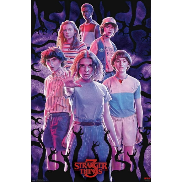 Netflix Stranger Things: Season 3 - Group Wall Poster, 22.375" x 34"