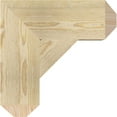 thumbnail image 3 of Ekena Millwork 6"W x 18"D x 18"H Traditional Craftsman Rough Sawn Bracket, Douglas Fir, 3 of 13