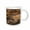 White, variant on 3drose, Usa, Minnesota. Grey Fox in Log with Paw Around Kit, 11oz Mug