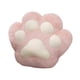 thumbnail image 4 of Manta y cojín de sofá con diseño de pata de gato, compacto y adorable, para viaje Rosa, 4 of 9