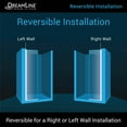 thumbnail image 6 of DreamLine SDLI34W720XTX04 Linea 34" W x 72" H Frameless Shower Screen in Brushed Nickel, 6 of 7