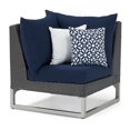 thumbnail image 3 of RST Brands Milo 6-piece Aluminum Outdoor Fire Sectional in Navy Blue, 3 of 8